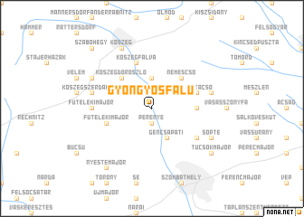 map of Gyöngyösfalu