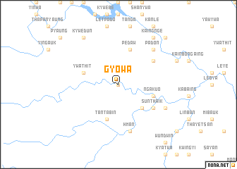 map of Gyowa