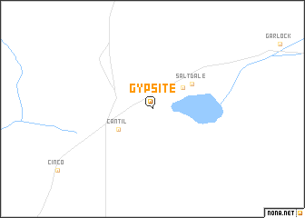 map of Gypsite