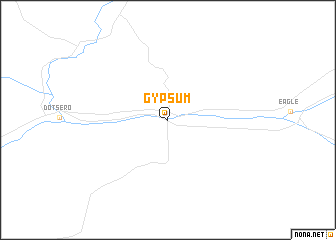 map of Gypsum