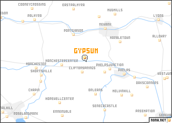 map of Gypsum