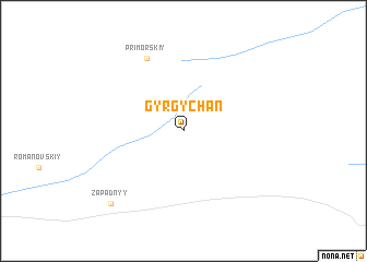 map of Gyrgychan