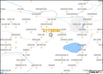 map of Gytariai