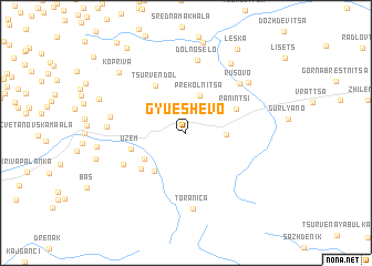 map of Gyueshevo