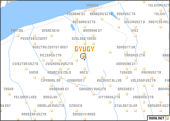 map of Gyugy