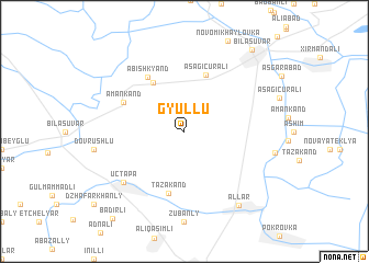 map of Gyullu