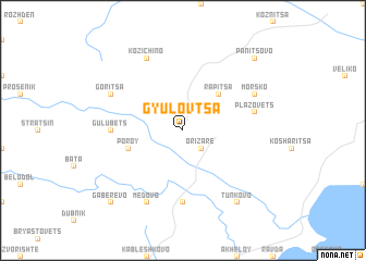 map of Gyulʼovtsa