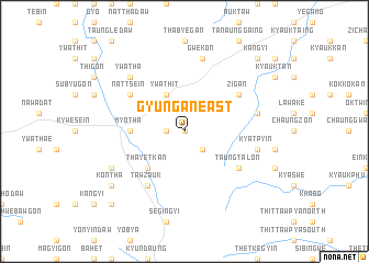 map of Gyungan East