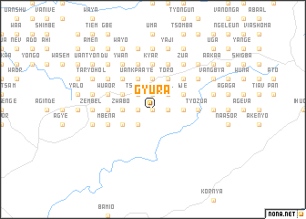 map of Gyura