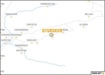 map of Gyurgevo