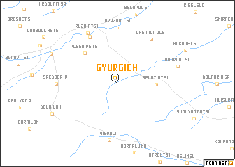 map of Gyurgich