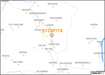 map of (( Gyzaryta ))