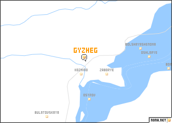 map of Gyzheg