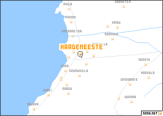 map of Häädemeeste