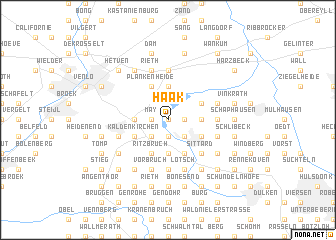 map of Haak