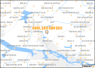 map of Haaldersbroek