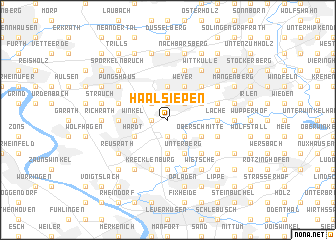 map of Haalsiepen