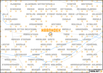 map of Haanhoek