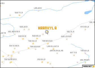 map of Haankylä