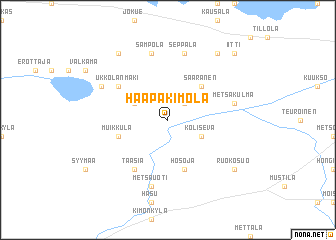 map of Haapakimola