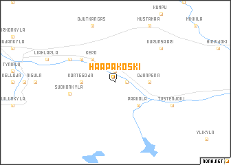 map of Haapakoski