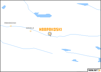 map of Haapakoski