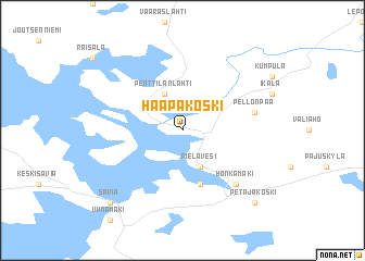 map of Haapakoski