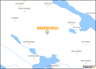 map of Haapakoski