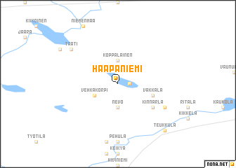 map of Haapaniemi