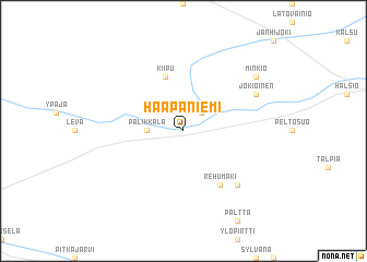 map of Haapaniemi