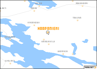 map of Haapaniemi