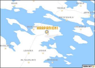 map of Haapaniemi