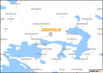 map of Haapaoja