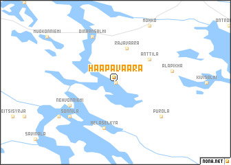 map of Haapavaara