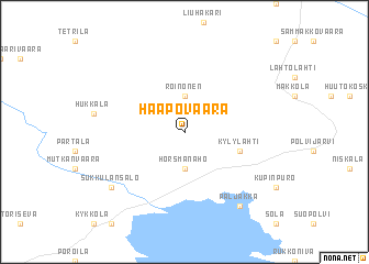 map of Haapovaara