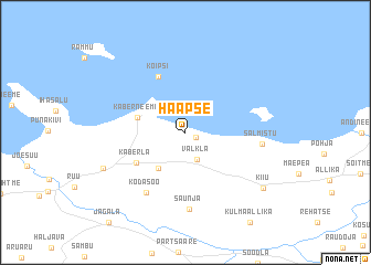 map of Haapse