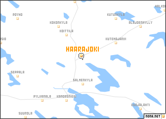 map of Haarajoki