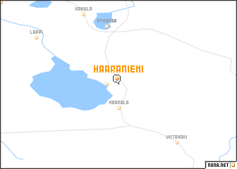 map of Haaraniemi