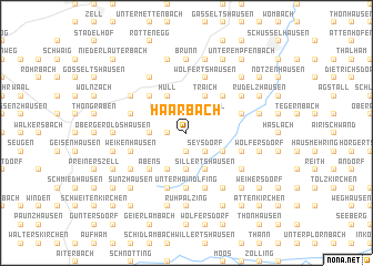 map of Haarbach