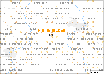 map of Haarbrücken