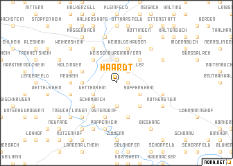 map of Haardt