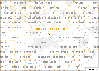 map of Haarenheidchen