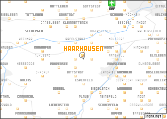 map of Haarhausen