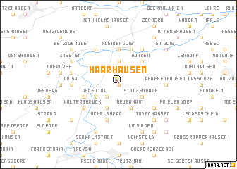 map of Haarhausen