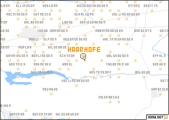 map of Haarhöfe