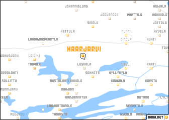 map of Haarjärvi