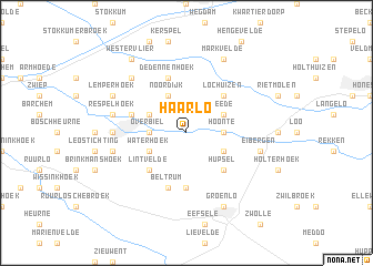map of Haarlo
