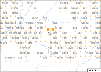 map of Haa