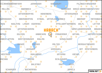 map of Habach