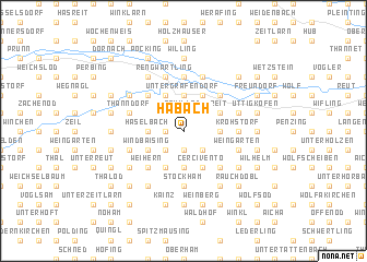 map of Habach